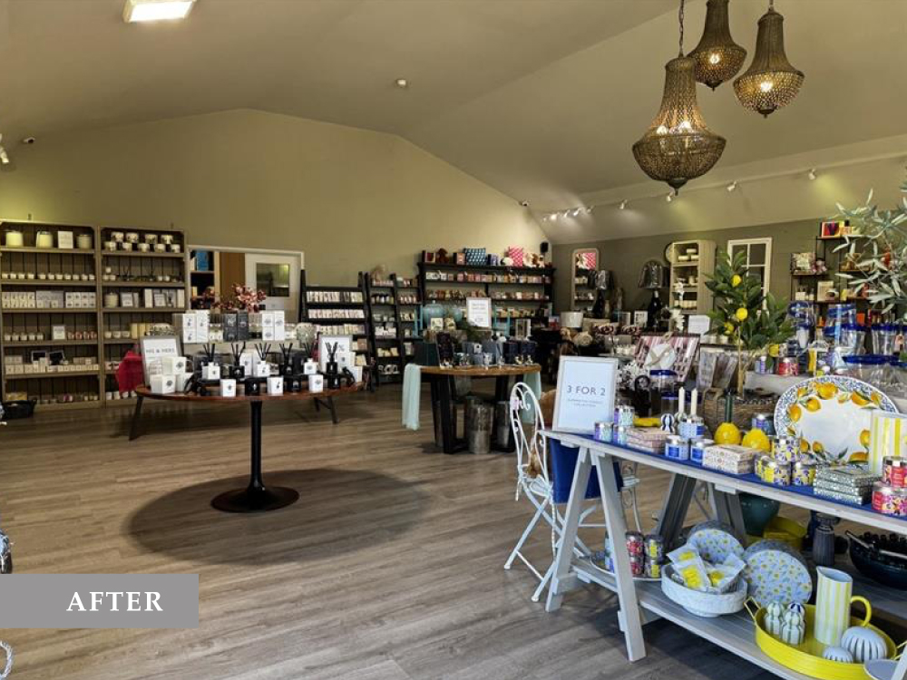 Finished retail destination in Surrey