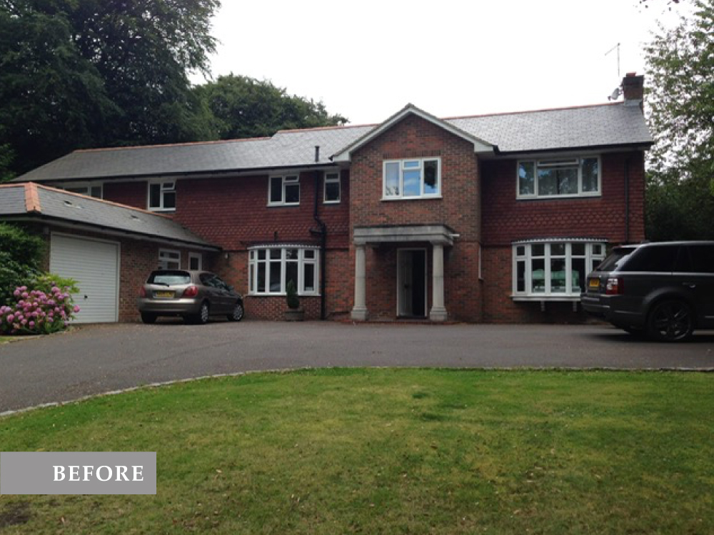 Completed residential renovation and extension in Surrey
